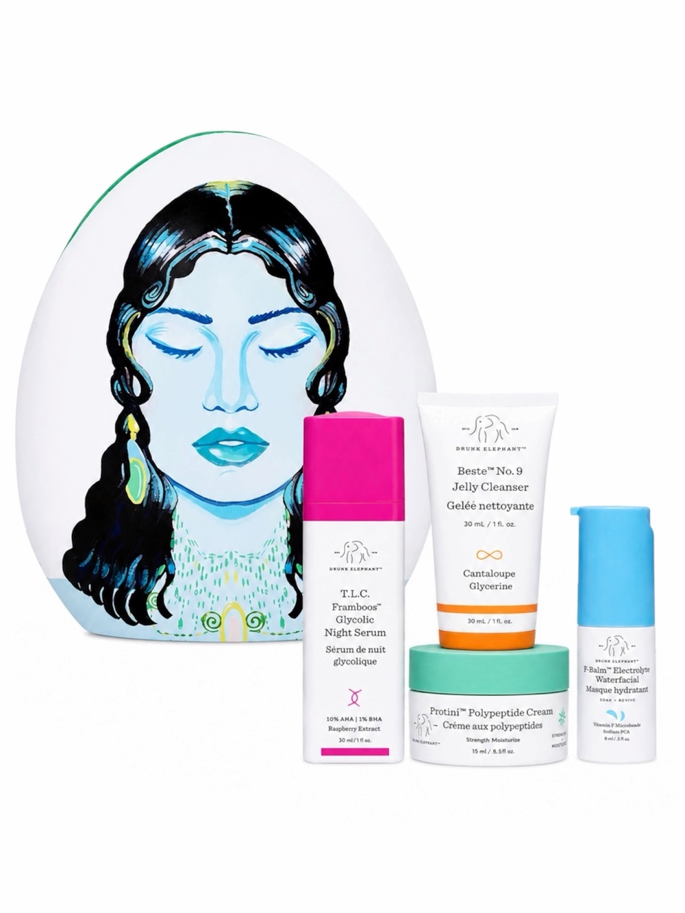 DRUNK ELEPHANT SAVING FACE SKIN KIT: THE REFINING ROUTINE - PLEASE READ!